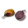 Natural Mookaite Pendants G-Z055-03P-04-2