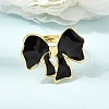 304 Stainless Steel Enamel Cuff Open Rings SA-CBA369F-02G-03-1