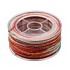 30M Segment Dyed Cotton & Metallic String Threads OCOR-F018-01H-1