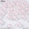 30Pcs Transparent Acrylic Beads OACR-YW0002-18A-1