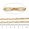 Handmade 304 Stainless Steel Rectangle Box Chains STAS-F341-04G-3
