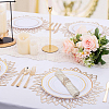 Iron Glass Napkin Rings AJEW-WH0455-343-5
