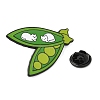 Pea Pod & Cat Enamel Pin JEWB-A014-03C-3