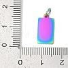 Ion Plating(IP) 304 Stainless Steel Pendants STAS-I311-31C-RC-3