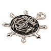 Tibetan Style Alloy Pendants PALLOY-A007-01AS-2