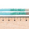 Glass & Natural Red Aventurine & Dyed White Jade & Topaz Jade & Quartz & Green Aventurin Beads Strands G-Z135-C03-2x4mm-6