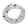 Natural Aquamarine Beads Strands G-RM2025-A17-3mm-B-3
