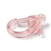 Transparent Plastic Lobster CLaw Clasps KY-H005-A08-4