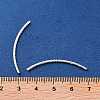 925 Sterling Silver Curved Tube Beads LS-STER-H112-07B-3