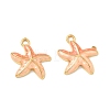 304 Stainless Steel Enamel Pendants STAS-Q119-08G-01-1