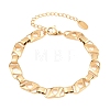 304 Stainless Steel Link Chain Bracelets for Women BJEW-D460-08G-5