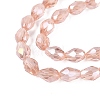 Transparent Electroplate Glass Beads Strands LS-EGLA-N013-T4mm-B29-3