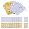 20Pcs 2 Colors Hot Stamping Polka Dot Organza Jewelry Drawstring Bags ABAG-TADJ0001-06C-1