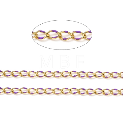 Brass Curb Chains CHC-L039-46F-G-1