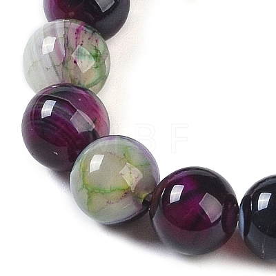 Natural Striped Agate/Banded Agate Beads Strands G-Z060-A01-B24-1
