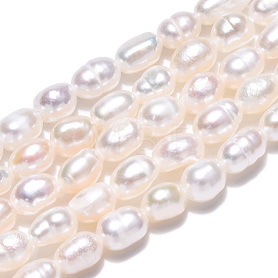 Natural Cultured Freshwater Pearl Beads Strands PEAR-N012-03I-1