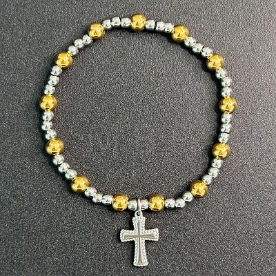 304 Stainless Steel
Enamel Charm Bracelets FS-WGA0F88-06-1