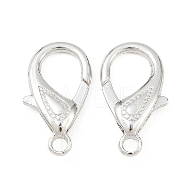 Tibetan Style Alloy Lobster Claw Clasps PALLOY-O027-P01-1