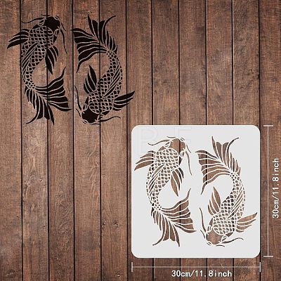 Plastic Reusable Drawing Painting Stencils Templates DIY-WH0172-348-1