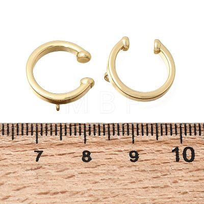 Brass Ear Cuff Findings KK-K426-08G-1