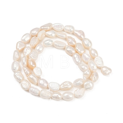 Natural Cultured Freshwater Pearl Beads Strands PEAR-P064-20H-02C-1