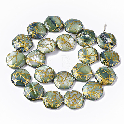 Drawbench Freshwater Shell Beads Strands SHEL-T014-013E-1