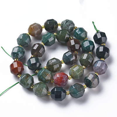 Natural Indian Agate Beads Strands G-T131-124-1
