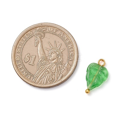 Czech Glass Charms PALLOY-JF04468-01-1