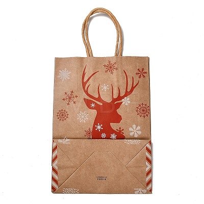 Christmas Theme Rectangle Paper Bags CARB-F011-01C-1