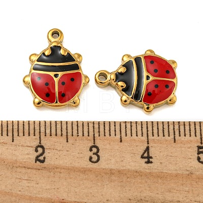 304 Stainless Steel Enamel Pendants STAS-Z081-03G-02-1