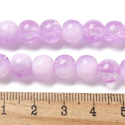Crackle Glass Beads X1-GLAA-U001-8mm-04-1
