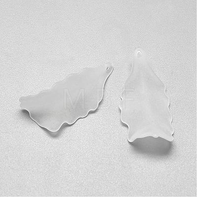 Transparent Acrylic Pendants FACR-S021-SB518-1