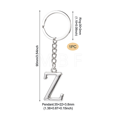 Alloy Keychains KEYC-TADJ0001-11Z-1