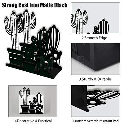 Iron Napkin Holder DJEW-WH0039-84O-1