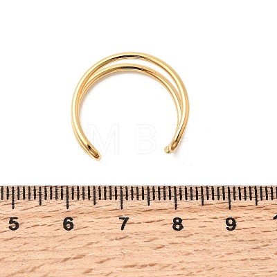 5Pcs 304 Stainless Steel Open Cuff Rings for Women RJEW-K313-04G-1