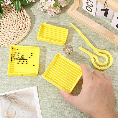 3Pcs 3 Styles Plastic Fuse Beads Picking Tray DIY-PH0038-05-1