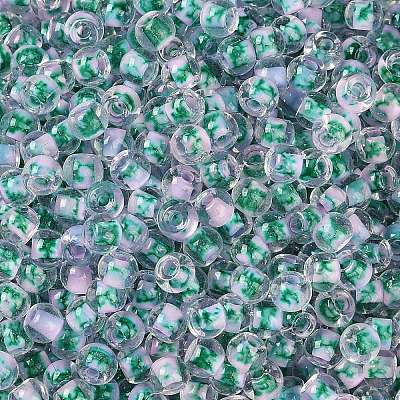 Transparent Inside Colours Glass Seed Beads X1-SEED-A032-04H-1