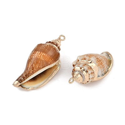 Natural Shell Pendants SHEL-K009-01C-1