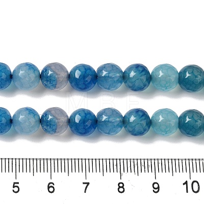 Dyed & Heated Natural Dragon Veins Agate Beads Strands G-P539-A01-03-1