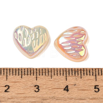 UV Plating Acrylic Cabochons OACR-H121-02D-1