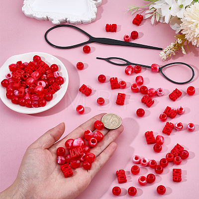 1Bag Plastic Hair Braiding Tool FIND-PA0001-61-1