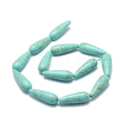 Synthetic Turquoise Beads Strands G-E576-38-1