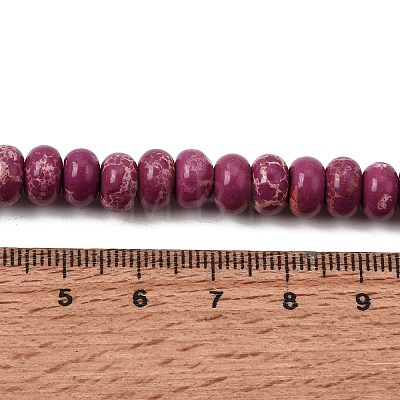 Synthetic Imperial Jasper Dyed Beads Strands G-D077-E01-01C-1