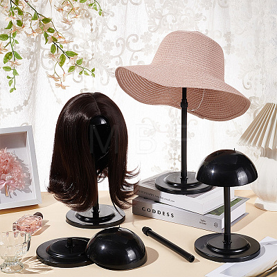 8Pcs Plastic Wig Display Stands ODIS-UN0001-27A-1