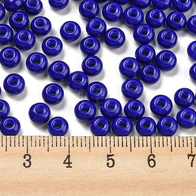 Imitation Jade Glass Seed Beads SEED-Z001-A-B14-1