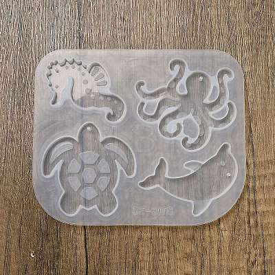 DIY Silicone Sea Animal Theme Pendant Molds SIMO-G011-05B-1