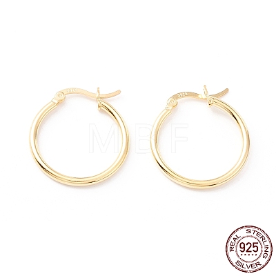 925 Sterling Silver Hoop Earrings STER-P047-13C-G-1