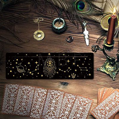 Carved Wooden Tarot Card Stand Holder DIY-WH0356-009-1