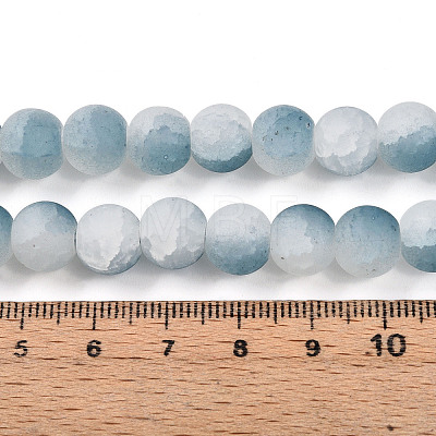 Crackle Glass Beads Strands GLAA-N009-10mm-06-1