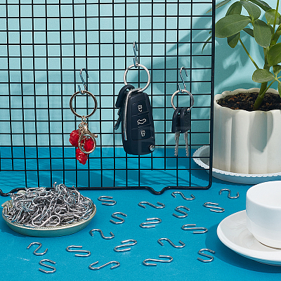 150Pcs 304 Stainless Steel S-Hook Findings STAS-SP0002-13-1
